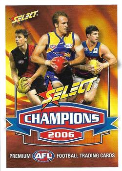 2006 Select AFL Champions #1 Header Card Front
